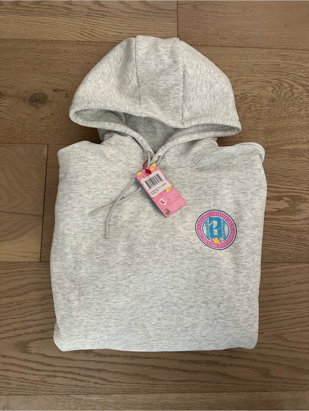 Baseball Lifestyle 101 grey sweatshirt size adult Medium